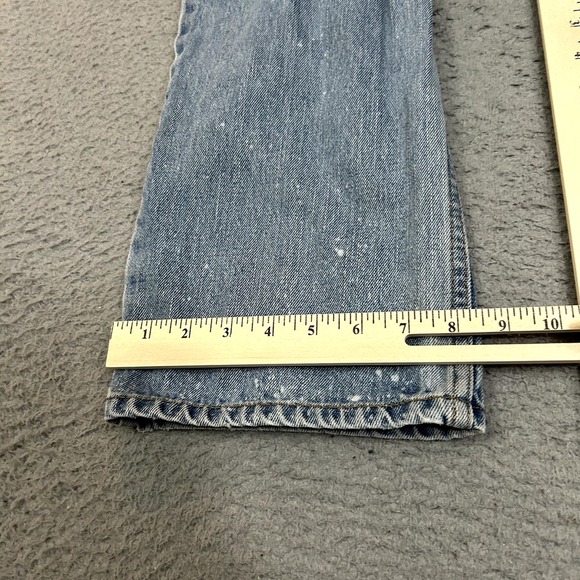 Levis Jeans Mens 33x34 Blue Denim 550 Relaxed Fit Light Wash American Work Wear - Picture 9 of 15